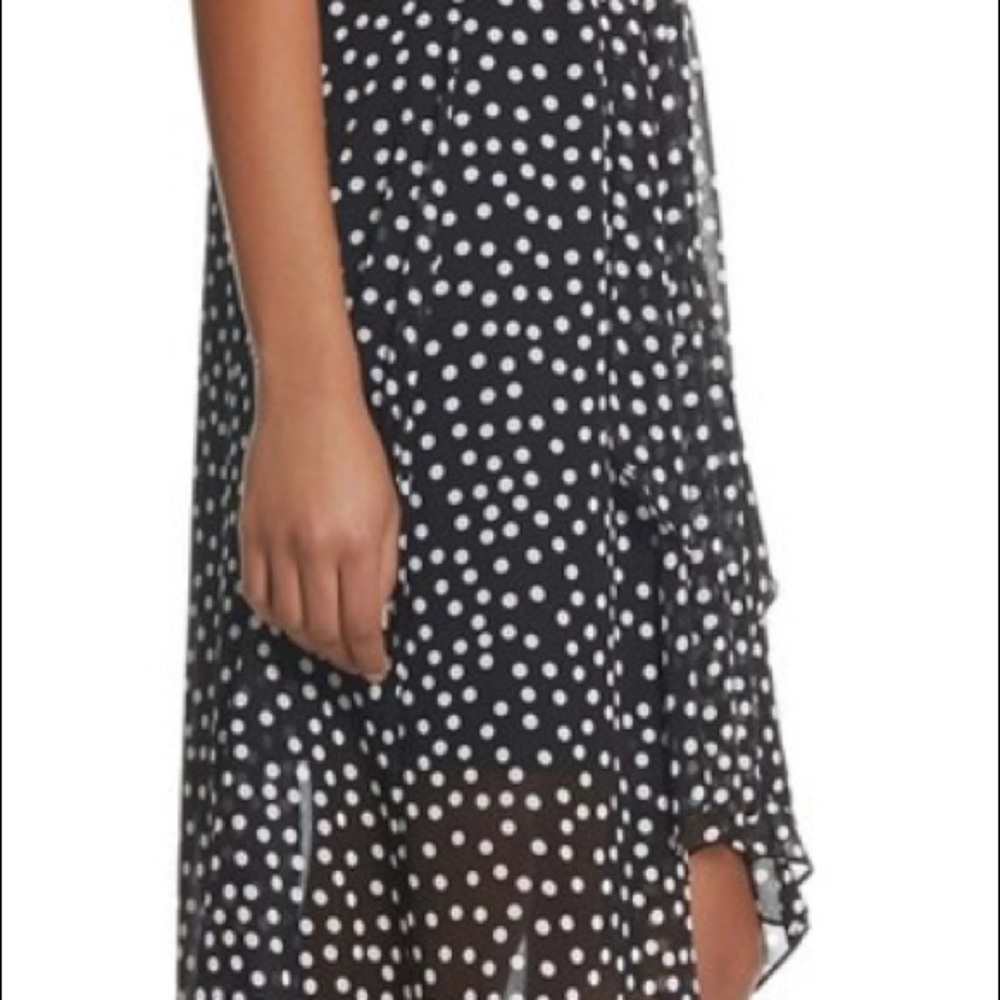 White house Black market polka dot dress size 4 - Picture 13 of 15